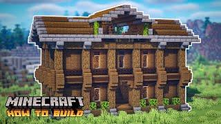 Minecraft: How to Build a Storage House with Enchanting Area