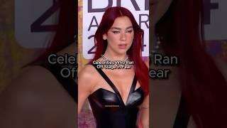 No way these celebs ran off stage in fear! 