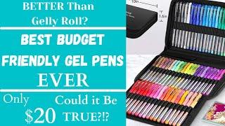 Gelly Roll & COLORit Gel Pen Dupes!?! Review + Swatch 3 Sets of BUDGET Friendly Gel Pens #color