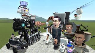 NEW ULTIMATE TV MAN MECHA BOSS VS ALL SKIBIDI TOILET BOSSES - Garry's Mod