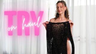 [4K] 2024 Transparent | Try On Haul | No bra & No panties | Jerryhit