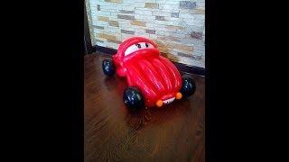 Машина из воздушных шаров, маквин из шаров, тачки/car of balloons, lightning McQueen of the balls