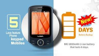 5 Lava feature phoneNew keypad mobiles