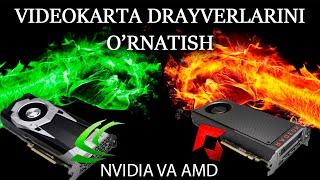 Videokarta Drayverini o'rnatish, Videokarta drayver o'rnatish