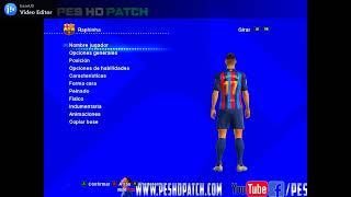 New face hair Raphinha 2022 Barcelona PES 2013