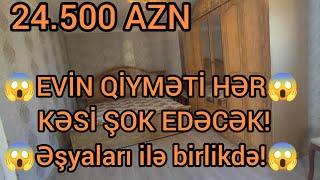 CƏMİ 24500 AZN  Kiçik Büdcəli Şəxslərə Şad Xəbər! 2 OTAQ TƏMİR ŞƏRAİTLİ YAŞAYIŞA HAZIR EV!