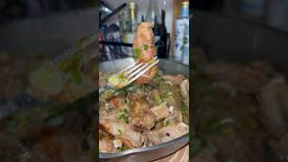 Томленые свиные ребра #свиныеребра #свиныеребранасковородке