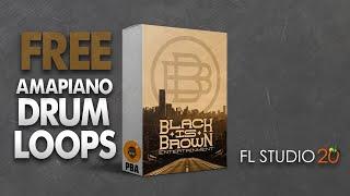 [FREE] Amapiano Drum Loops Pack 2022 | 🪘 | "Black is Brown" | prod.by Antonio