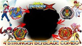 4 Strongest Beyblade Combo! Ultimate Valkyrie-Dangerous Belial-Greatest Raphael-Prominence Phoenix