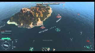 World of Warships - Dive bomber 1-shot cruiser