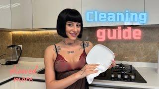 [4K] Sparkling Clean | Sarah’s Kitchen Clean-Up in Transparent Fashion