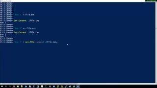 How to append output into a file in Powershell