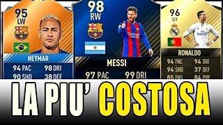 LA SQUADRA PIU' COSTOSA DI FIFA!! (Squad builder fifa 17 ultimate team)