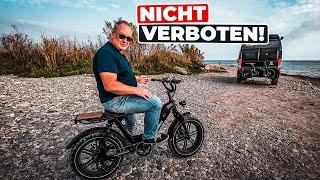 POWER E-Bike Extreme Fun Faktor! HIMIWAY ESCAPE PRO Abenteuer Kastenwagen Zypern #13