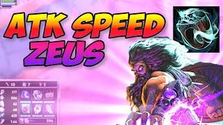 Attack Speed Zeus, does it work?  | SMITE | Casual Clash