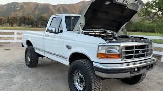 103k Mile 1997 Ford OBS F-350 Powerstroke Single Cab For Sale Walk Around