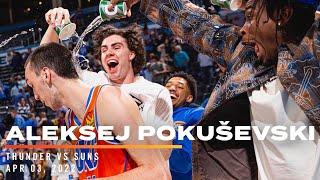 Highlights | Aleksej Pokuševski TRIPLE-DOUBLE vs Suns 04/03/2022