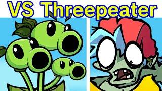 Friday Night Funkin' VS Threepeater FULL WEEK DEMO (FNF Mod/Crazy) (Plants Vs Zombies/PVZ Mod)