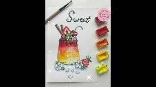 Amazing Dessert Drawing Ideas! #shorts #youtubeshorts