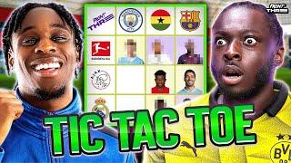 JEREMIE FRIMPONG played the MOST TENSE Football TIC TAC TOE: 'I don't say that name!' 