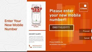 How to update your mobile number at any GTBank ATM