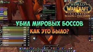 Убил мировых боссов 🟨 Season Of Discovery WoW Classic