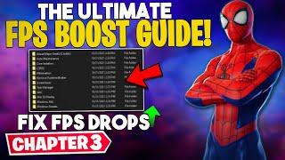 Fix FPS Drops & BOOST FPS in Fortnite - Chapter 3 Season 1!