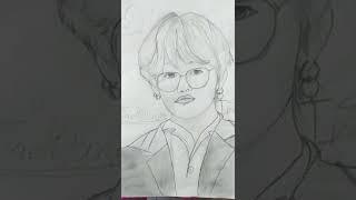 Taehyung drawing by me...Ride it..#taehyung #drawing