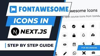 How to add font awesome icons in Next.js 14 app directory?