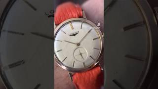 This @longineswatches, from 1957, was gifted in 1959. 10k gold filled case with thin profile.
