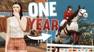 ONE YEAR in the Sims 4 | ULTIMATE HORSE CHAMPION EDITION