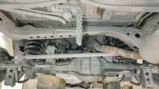 89858388817. Toyota Land Cruiser 100. Пескоструйная очистка днища рамы и подвески автомобиля.