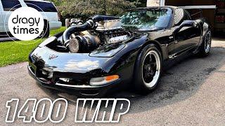 1400 WHP Chevrolet Corvette Z06 C5 Single Turbo | Acceleration from 100-200 Km/h & 60-130 mph