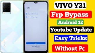 Vivo Y21 Frp Bypass / android 12 frp bypass /   frp bypass without pc (V2111frp) y21 y21G y21s Frp