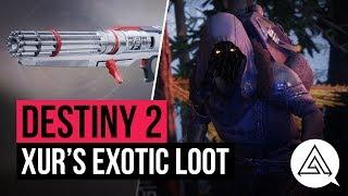 Destiny 2 | XUR LOCATION & ALL EXOTICS! December 1st