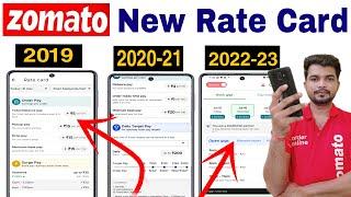 Zomato new Rate Card 2023 || zomato rate card change 2023 | Zomato gig rate card details 2022