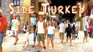 Side Turkey | Side Old Town, Shops in Side Turkey #side #antik #turkey