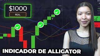 ESTRATÉGIA INDICADOR ALLIGATOR | MELHOR INDICADOR DE OPÇÕES BINÁRIAS