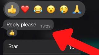 How to React to Messages on WhatsApp (NEW UPDATE in 2022)