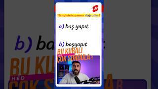 2025 TYT TÜRKÇE +1 NET YAZIM KURALI / BUNU SORDULAR