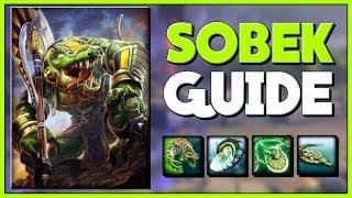 Smite - The Complete Sobek Guide & Build for Season 6! | Solo and Support