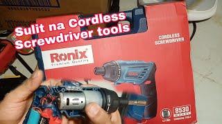 Ronix Cordless Screwdriver tool Unboxing and Review