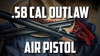 .58 Cal Big Bore Airgun Pistol: Quackenbush Outlaw