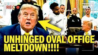 Trump has MELTDOWN IN OVAL in DISASTER Press Conference