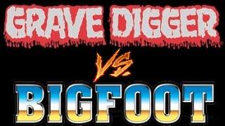 Grave Digger vs Bigfoot