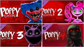 Trailer Comparison: Poppy Playtime Chapter 4 Chapter 3 Vs Chapter 2 Vs Chapter 1