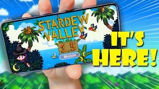 The Wait is OVER | Mobile Update 1.5 for Stardew Valley Overview