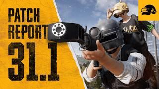 PUBG | Patch Report #31.1 - PUBG Clan Month, New Weapon Attachment, and MORE