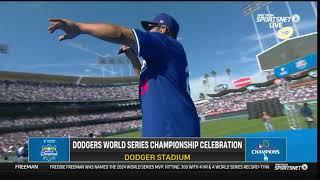 Ice Cube Electrifies Dodger Stadium with THE World Series Championship Performance | BOW DOWN