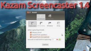 Install Kazam Screencaster 1.4 & Setup - Ubuntu 12.10